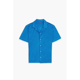 Roberto cotton, Lyocell and linen-blend terry shirt