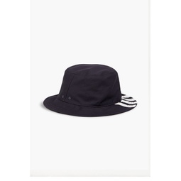Jacquard-trimmed wool bucket hat
