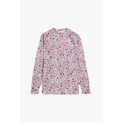 Mexika floral-print cotton-voile blouse