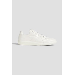 Replica glossed-leather sneakers