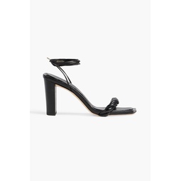 Diosa 85 twisted leather sandals