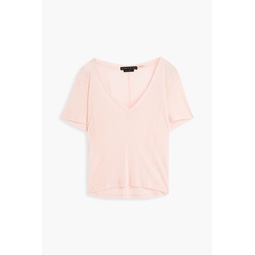 Cindy Lyocell and cotton-blend jersey T-shirt