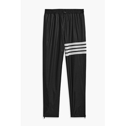 Striped ripstop track pants