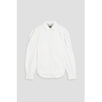 Cotton and linen-blend twill shirt
