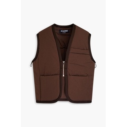 Carozzu padded cotton vest