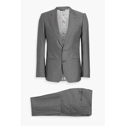 Wool and silk-blend suit