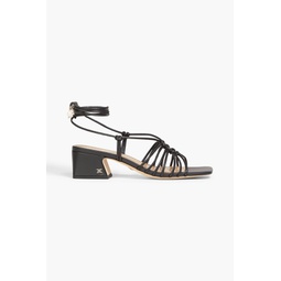 Westley knotted faux leather sandals