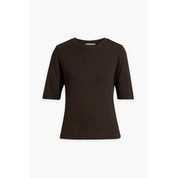 Ribbed modal-blend jersey top