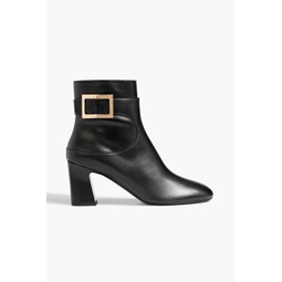 Trompette buckled leather ankle boots