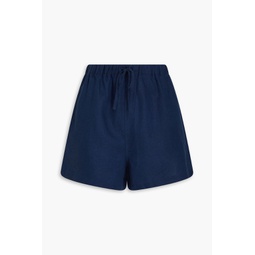 Linen and Lyocell-blend shorts