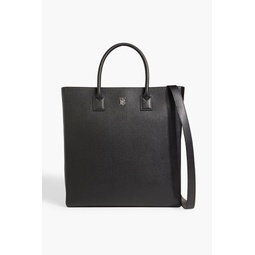 Pebbled-leather tote