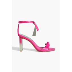 Clarita bow-detailed leather sandals