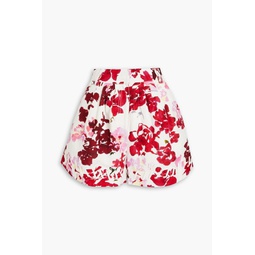 Unlace floral-print linen-blend shorts
