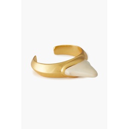 Gold-tone stone ring