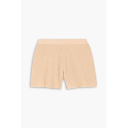 Gia ribbed cashmere shorts
