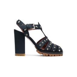 Studded leather sandals