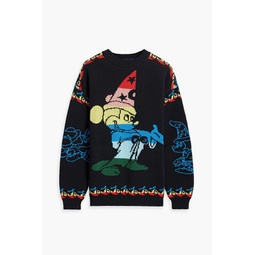 + Disney cotton-blend jacquard sweater