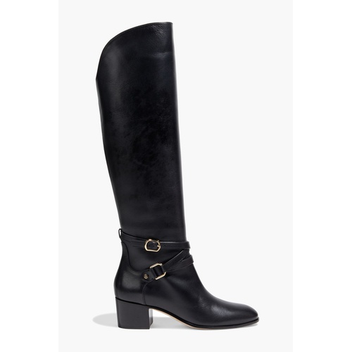  Huxlie 45 buckled leather knee boots