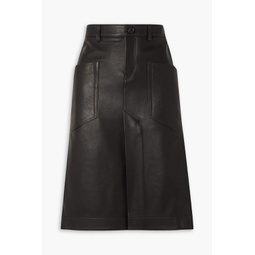 Rima leather skirt