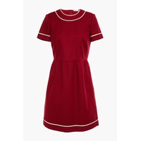Cotton-blend mini dress