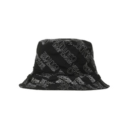 VERSACE JEANS Allover Logo Bucket Hat