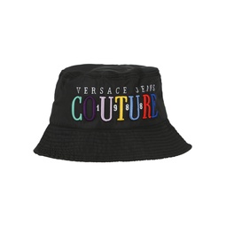VERSACE JEANS Embroidered Logo Bucket Hat