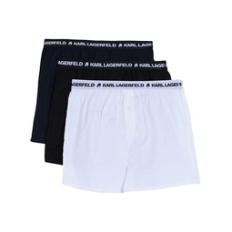 KARL LAGERFELD WOVEN BOXER SHORTS (PACK OF 3)